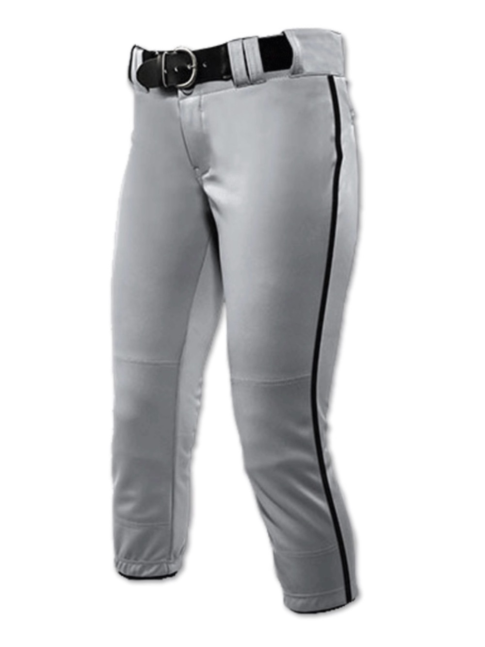 EvoShield Standout High Rise Softball Pants Gray Black Piping - Size Small